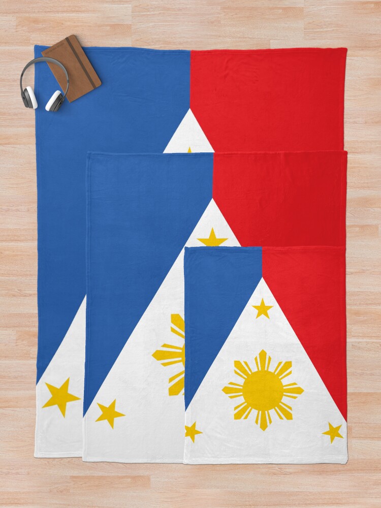 "Philippines Flag" Throw Blanket for Sale by designseventy Redbubble