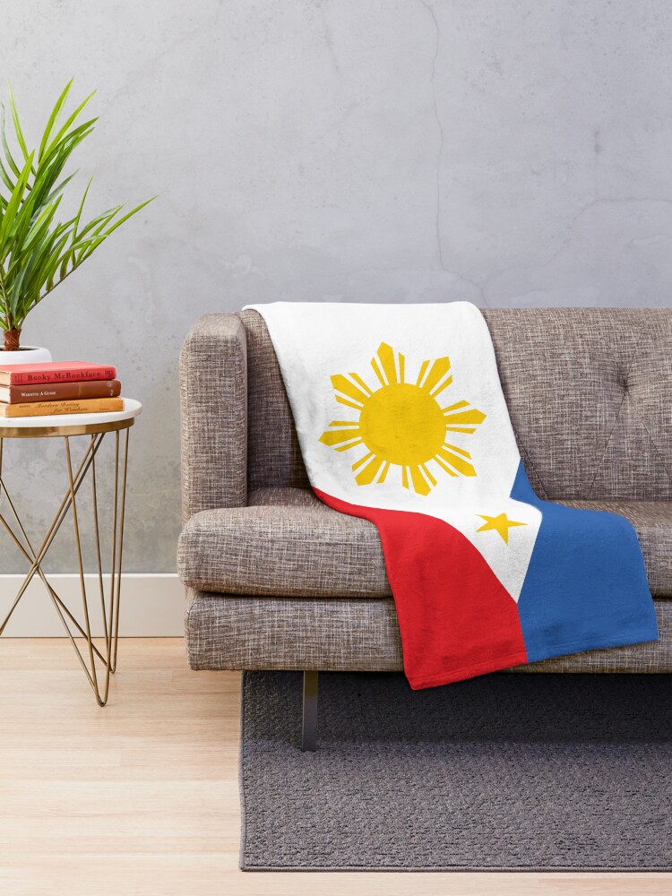 "Philippines Flag" Throw Blanket for Sale by designseventy Redbubble