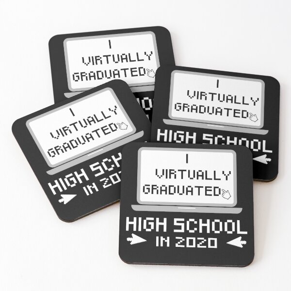 Item preview, Funny Senior HIGH SCHOOL Graduation 2020 I Virtually Graduated HIGH SCHOOL IN 2020 Quarantine Life designed and sold by Almazik27.