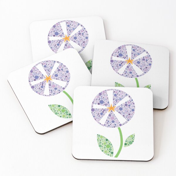 Item preview, Periwinkle Morning Glory Dot Flower designed and sold by kjeppson.