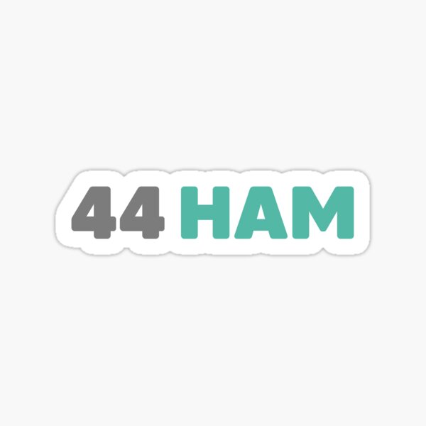 Lewis Hamilton n ° 44 Team Mercedes Sticker