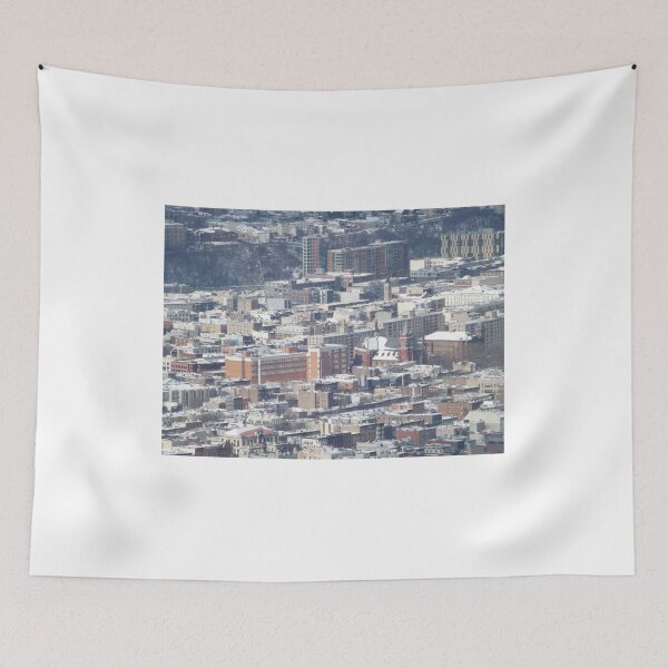 Item preview, Aerial View, Snow View, Hoboken, New Jersey designed and sold by lenspiro.