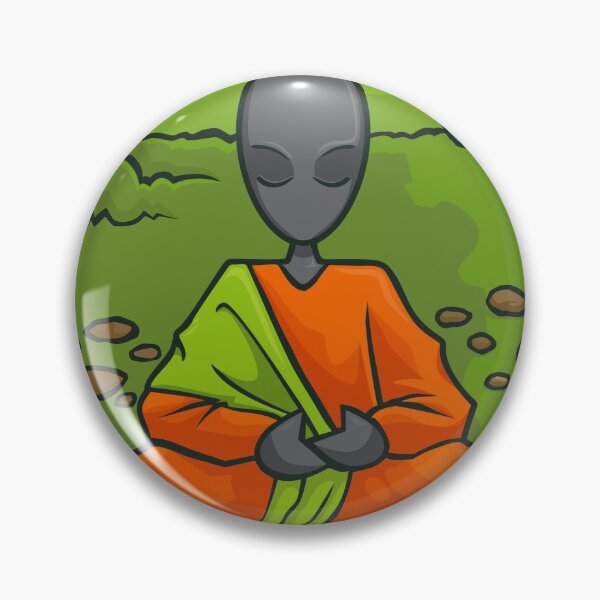 Item preview, Alien Monk Zen designed and sold by Ilustra  Ideia.