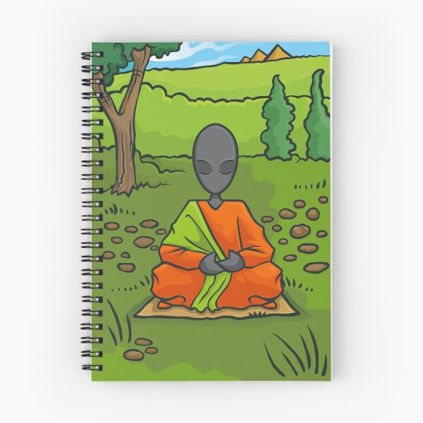Item preview, Alien Monk Zen designed and sold by Ilustra  Ideia.