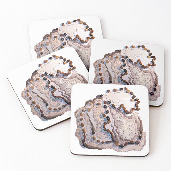 Item preview, Topographic Map in Color designed and sold by artbymadielion.