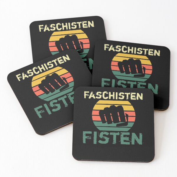 Item preview, Faschisten Fisten Shirt Gegen Rassismus und Anti AFD Nazis designed and sold by ULTeeMate.
