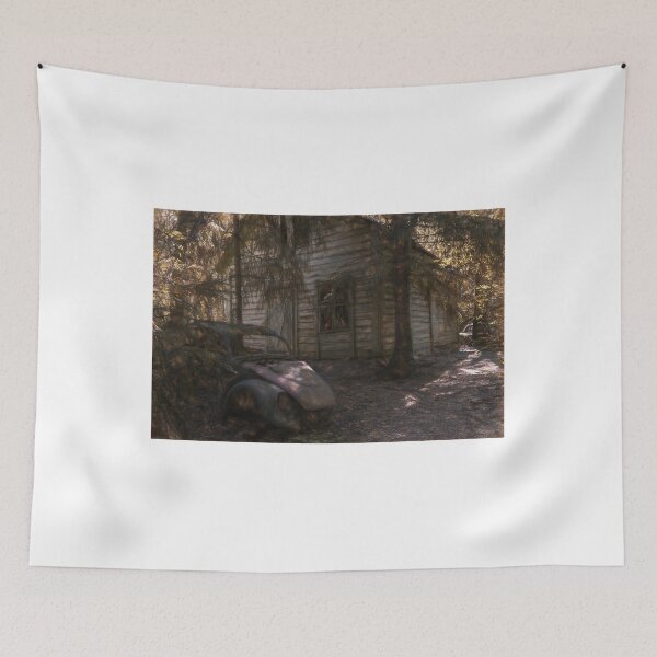 Item preview,  Old car in the grave yard,  car cemetery. designed and sold by Pennylanemerch.