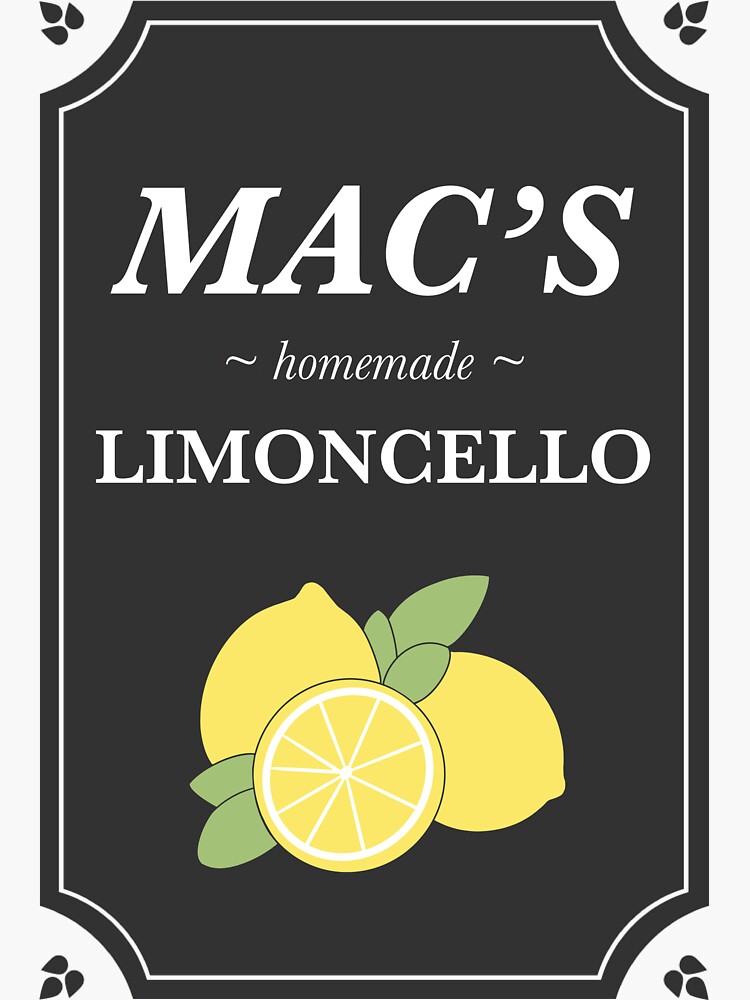Mac's Homemade Limoncello Label mac-s-homemade-limoncello-label-sticker-for-sale-by-ethan110-redbubble