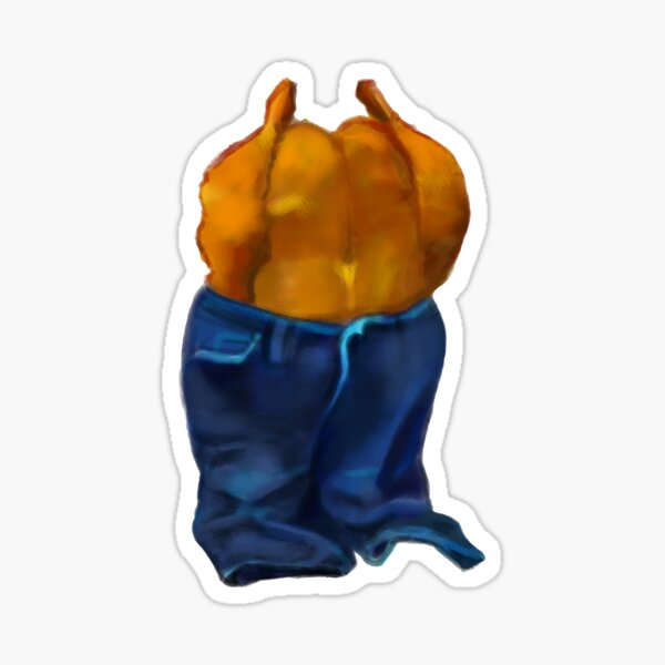 Item preview, Denim Chicken designed and sold by redbubbel.