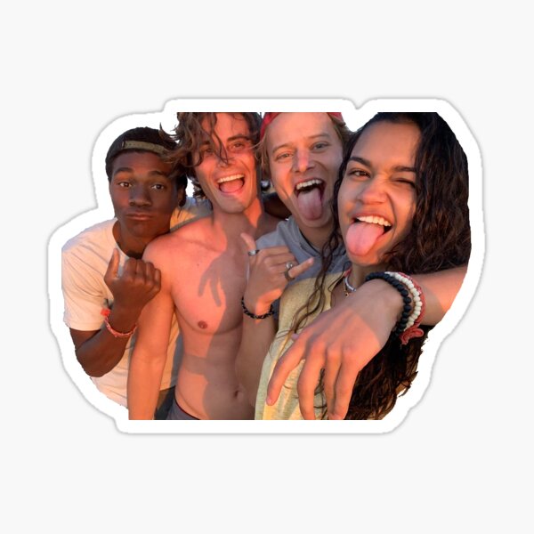 OuterBanks Cast Selfie Sticker