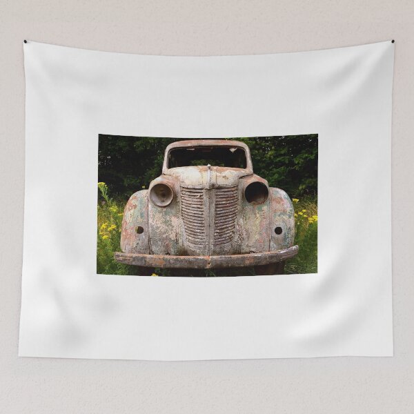 Item preview,  Old car in the grave yard,  car cemetery. designed and sold by Pennylanemerch.