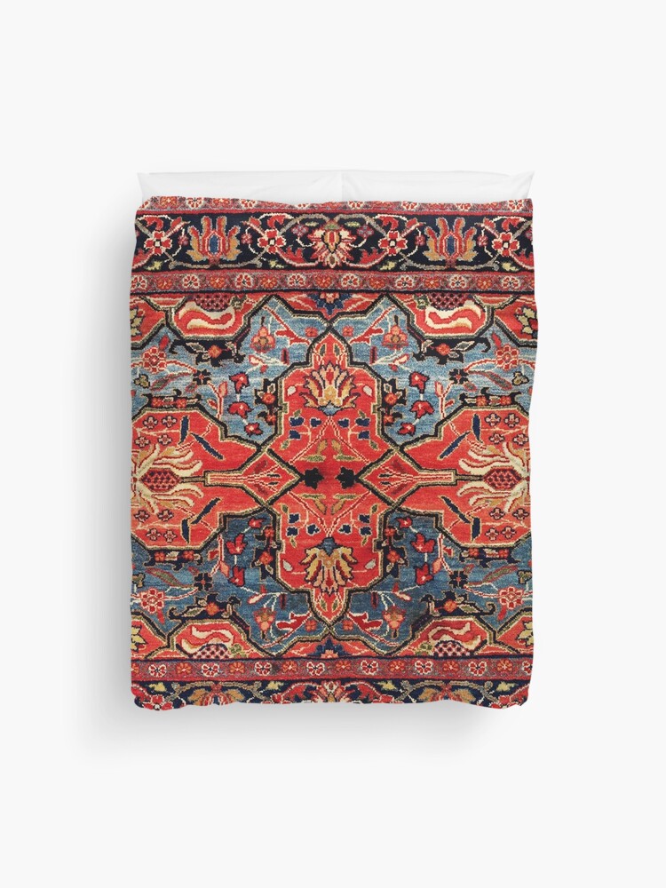 rug print duvet cover