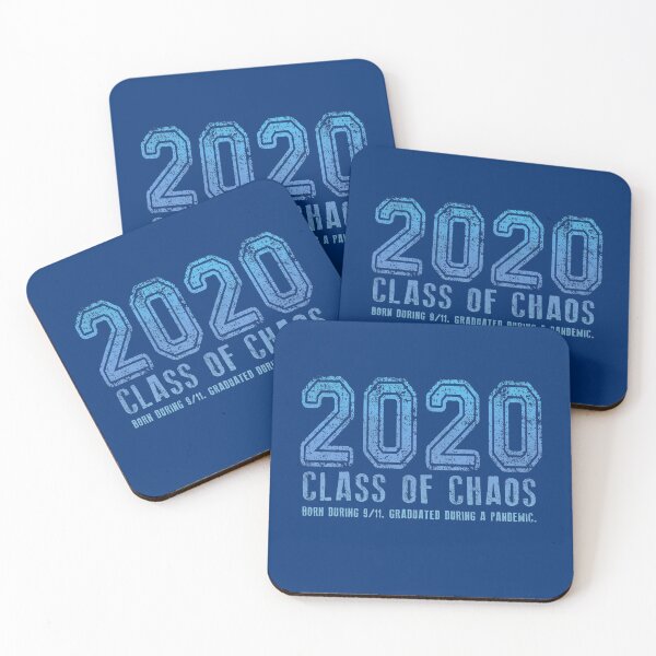 Item preview, 2020 Class of Chaos Grunge Blue designed and sold by jitterfly.