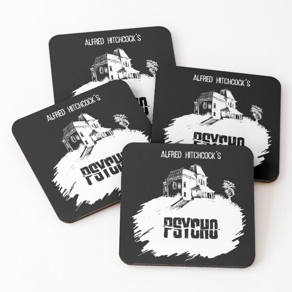 Item preview, ¡Psycho por Burro de Alfred Hitchcock! (camiseta negra) designed and sold by burrotees.