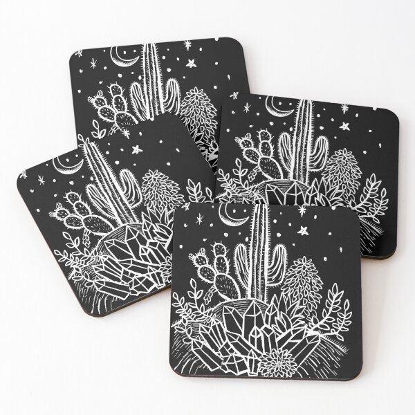 Item preview, Cactus, Succulents & Crystals Desert Landscape designed and sold by lunaelizabeth.
