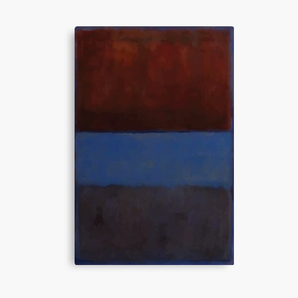 Mark Rothko | No. 61 (Rust and Blue) | Canvas Print sold by Eric ...