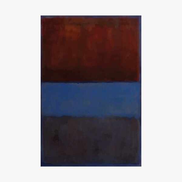 Mark Rothko | No. 61 (Rust and Blue) Photographic Print