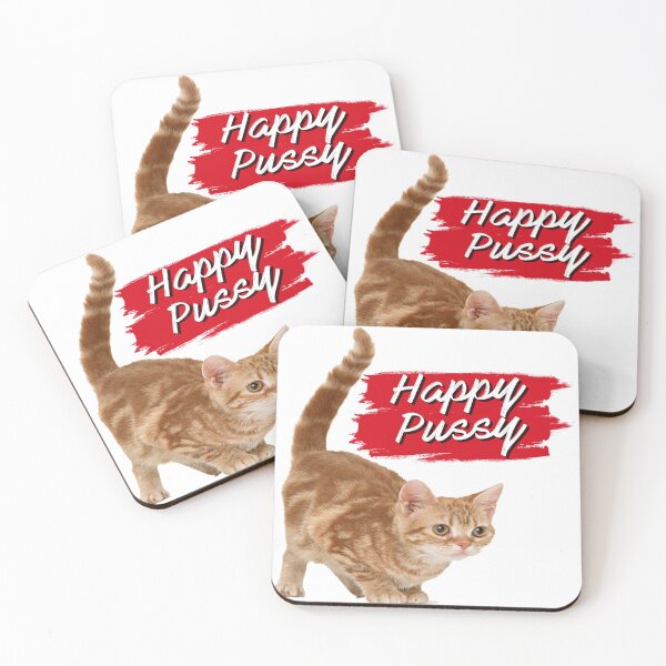 Item preview, Happy Pussy! A very cute pussy we thought with simple and easy design. To delight any cat lover designed and sold by JOHNC1.