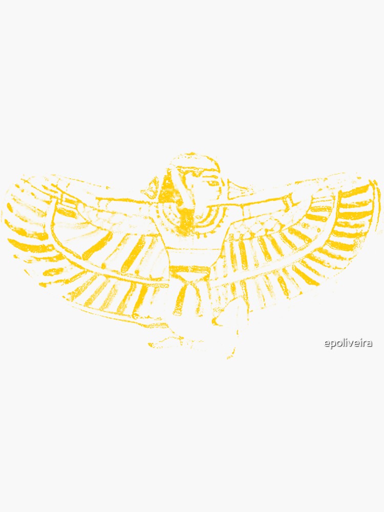 winged goddess art illustration by epoliveira