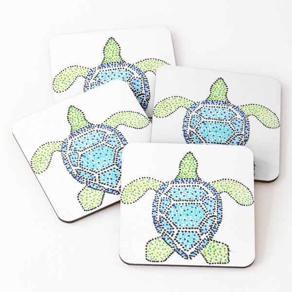 Item preview, Dot Print Sea Turtle designed and sold by AllyBeeCreations ..
