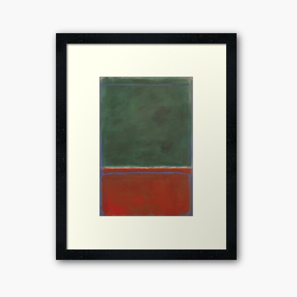 Mark Rothko | Green and Maroon Framed Art Print