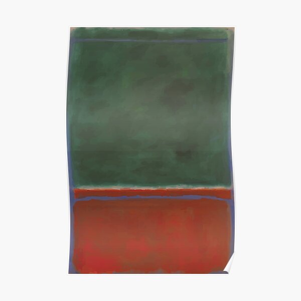 Mark Rothko | Green and Maroon Poster