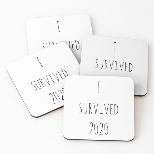 Item preview, I survived 2020 sticker designed and sold by trqffic.