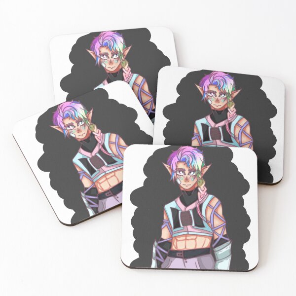 Jasper the elf Coasters (Set of 4)