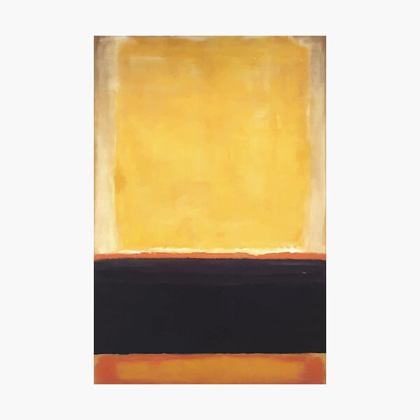 Mark Rothko | Jaune Impression photo