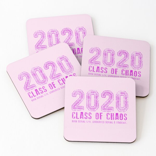 Item preview, 2020 Class of Chaos Grunge Pink designed and sold by jitterfly.