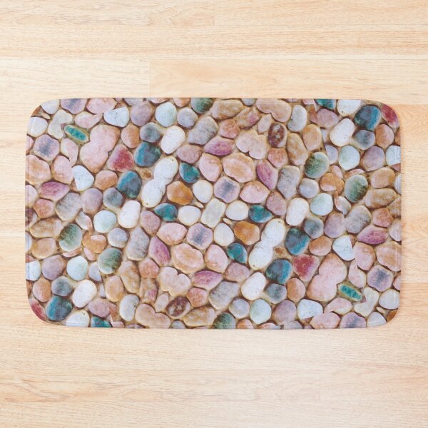 Item preview, Rounded Stones Print Motif designed and sold by DFLC Prints.