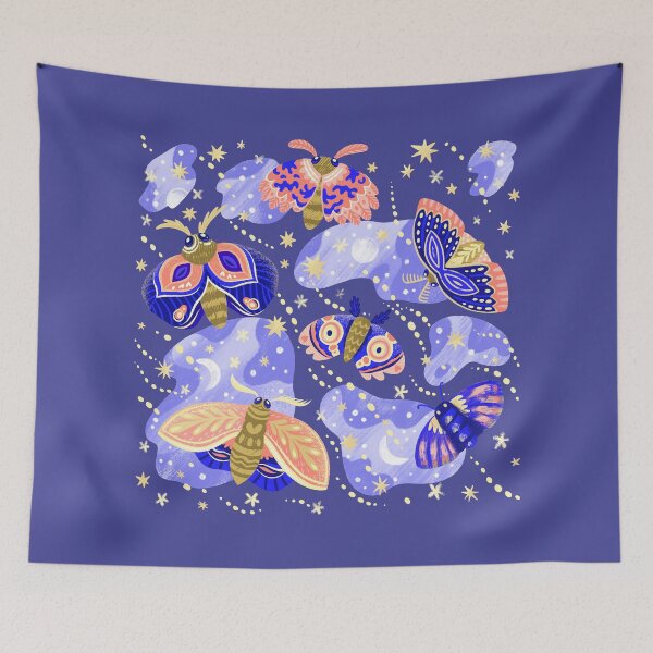 Item preview, Starry Moths designed and sold by BekkaCampbell.