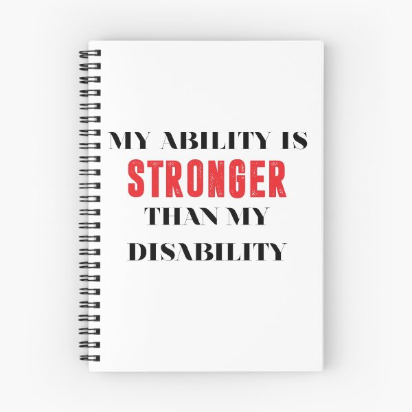 Item preview, my ability is stronger than my disability designed and sold by BAISSANE.