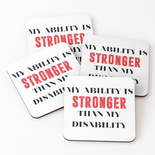 Item preview, my ability is stronger than my disability designed and sold by BAISSANE.