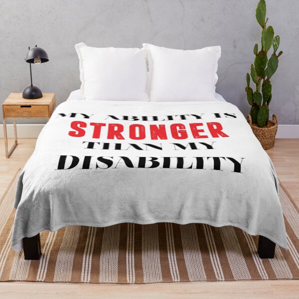 Item preview, my ability is stronger than my disability designed and sold by BAISSANE.