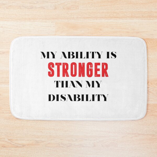 Item preview, my ability is stronger than my disability designed and sold by BAISSANE.
