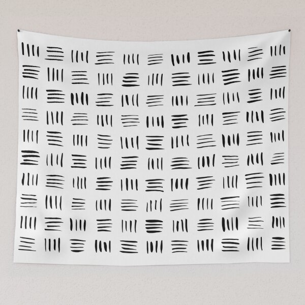 Item preview, Lines on Lines // Black designed and sold by RosewallPrints.