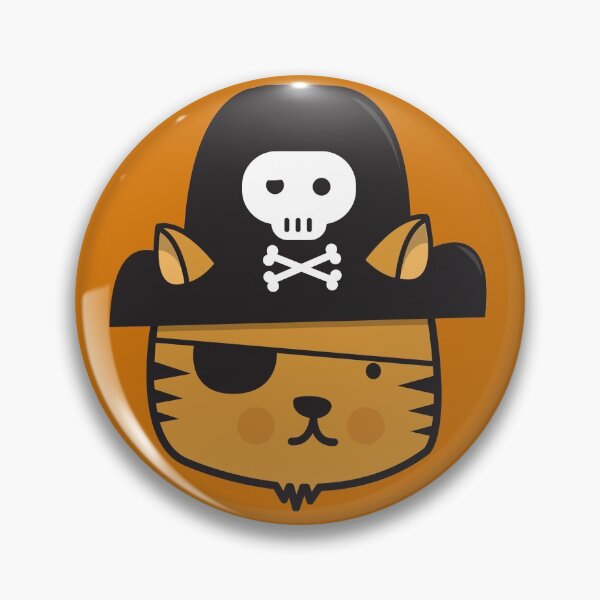 Item preview, Pirate Cat - Jumpy Icon Series designed and sold by jumpy.