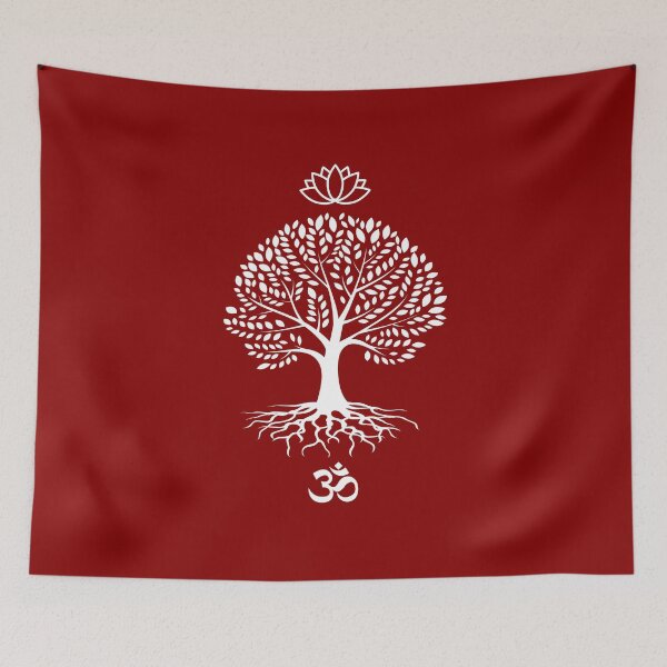 Item preview, Spiritual Symbols- Lotus Flower Tree of Life Om Yoga Design designed and sold by goodguy53.
