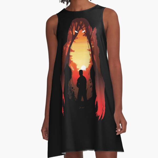 Hunter's Sunset A-Line Dress