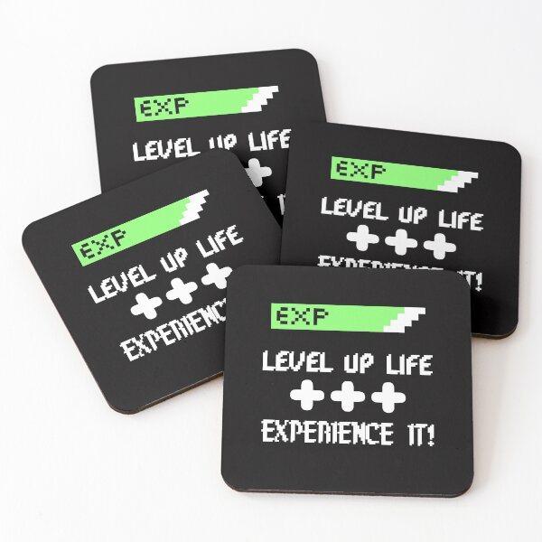 Item preview, Level Up Life with Experience designed and sold by MassAct4Designs.