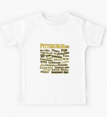 PittsburghEse - The Special Language of Western PA Kids Tee
