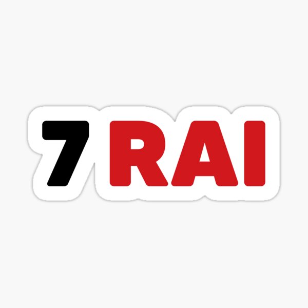 Kimi Raikkonen No. 7 Sticker