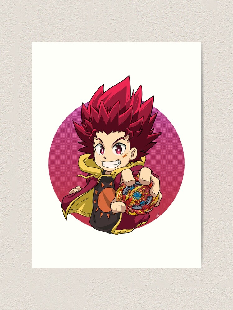 Xhan / Xavier Bogard from Beyblade Burst Art Board Print by Kaw