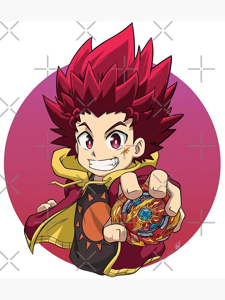 Xhan / Xavier Bogard from Beyblade Burst Art Board Print by Kaw