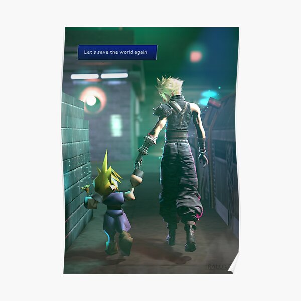 final fantasy vii remake poster