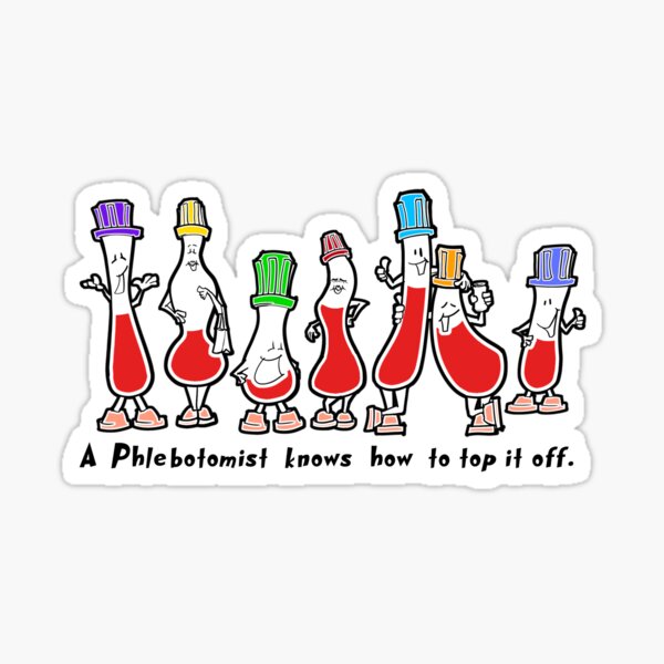 Item preview, A Phlebotomist Knows How to top it Off designed and sold by tractor-doug.