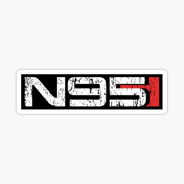 Vista previa del artículo con la obra «Mass Effect Parody N95 2», diseñado y vendido por groovezero.