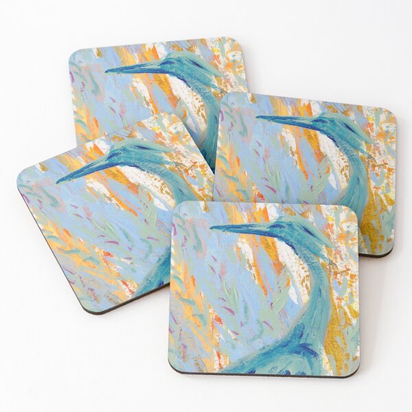 Item preview, Heron in Blue designed and sold by Morgen Sellier.