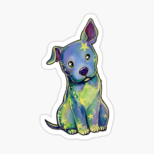 Item preview, Galaxy pit bull designed and sold by ArtOfBianca.